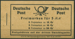 Alliierte Besetzung 1946 Markenheftchen Ziffernserie MH 50 RLV XXXVII Postfrisch - Mint