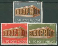 Vatikan 1969 Europa CEPT Tempel 547/49 Postfrisch - Nuovi