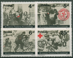 Polen 1984 Warschauer Aufstand 2930/33 Postfrisch - Unused Stamps