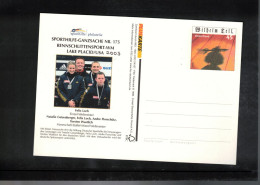 Germany 2009 Racing Sled World Champions Lake Placid 2009 Interesting Postcard - Inverno