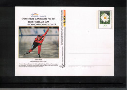 Germany 2009 Speed Skating World Champion Richmond Canada 2009 Interesting Postcard - Wintersport (Sonstige)