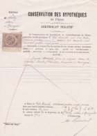 THIERS -63-1884--Conservation Des Hypothèques--GC 2899--Timbre De Dimension--Me Chabry Notaire à MARINGUES- Puy De Dôme - Other & Unclassified