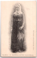 Mazières-en-Gatine - Costume De Paysanne - édit. Cordier 156 + Verso - Mazieres En Gatine