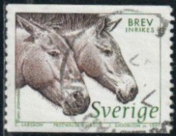 Suède 1997 Yv. N°1973 - Chevaux De Przewalski - Oblitéré - Usados