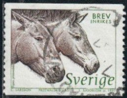 Suède 1997 Yv. N°1973 - Chevaux De Przewalski - Oblitéré - Gebruikt