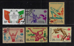 RUSSIA 1984  SCOTT #5278,5280-5284   USED - Used Stamps