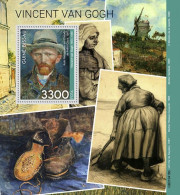 Guinea Bissau 2021, Art, Van Gogh, Mulin, BF - Moderni