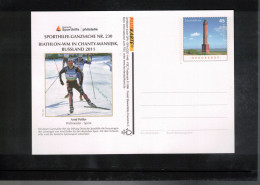 Germany 2011 Biathlon World Champion Chanty Mansijsk Russia 2011 Interesting Postcard - Ski