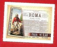 ITALIA REPUBBLICA - NUOVO - 2012 - 150° Anniversario Prima Pubblicazione Quotidiano "Roma" - € 0,60 - 2011-20:  Nuevos