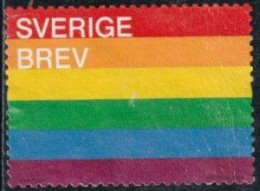 Suède 2016 Yv. N°3100 - Drapeau Arc-en-ciel - Oblitéré - Usados