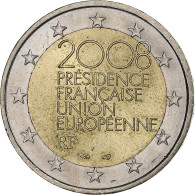 France, 2 Euro, 2008, Paris, SUP, Bimétallique, Gadoury:10, KM:1459 - France