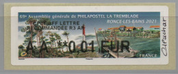 Atm, Lisa2, 69ème AG Philapostel, RONCES-LES-BAINS,3/4 Septembre 2021, Pinède, Phare" La Coubre", Cabanes Ostreicoles - 2010-... Geïllustreerde Frankeervignetten