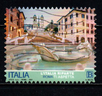 ITALIA - 2021 - IL TURISMO IN ITALIA: ROMA - TRINITA' DEI MONTI - PIAZZA DI SPAGNA - USATO - 2021-...: Used