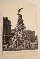 Cartolina Torino Piazza Dello Statuto - Monumento Del Frejus Non Viaggiata - Andere Monumente & Gebäude