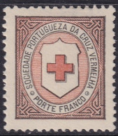 Portugal 1908 Sc 1S1a Mundifil 1c Red Cross Franchise MH* - Ungebraucht