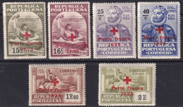 Portugal 1928 Sc 1S12-7 Mundifil 11-6 Red Cross Franchise Set Most MNH** - Nuovi