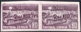 Portugal 1940 Sc 592 Mundifil 596 Imperf Proof Pair MNH** - Essais, épreuves & Réimpressions