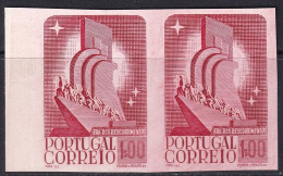 Portugal 1940 Sc 593 Mundifil 597 Imperf Proof Pair MNH** - Essais, épreuves & Réimpressions