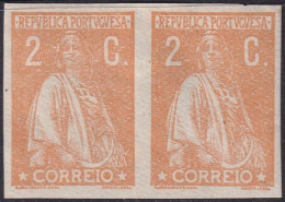 Portugal 1917 Sc 234 Mundifil 223 Imperf Proof Pair MH* - Prove E Ristampe