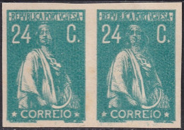 Portugal 1920 Sc 284 Mundifil 241 Imperf Proof Pair MNH** - Essais, épreuves & Réimpressions