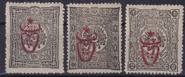 OTTOMAN EMPIRE 1917 - MLH - Mi 527-529 - Ongebruikt