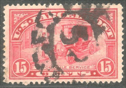 912 USA 1913 15c Red Automobile Parcel Post (USA-455) - Colis