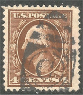 912 USA 1910 4c Brown Washington (USA-441) - Used Stamps