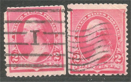 912 USA 1893 3c Pink Washington Carmin Et Rose (USA-433) - Gebraucht