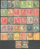 912 USA 32 Stamps 1/2c-15c All Different Before 1925 (USA-416) - Oblitérés