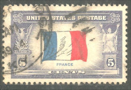 912 USA Drapeau Français French Flag (USA-402) - Postzegels