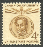 912 USA 1958 Simon Bolivar MNH ** Neuf SC (USA-366) - Unused Stamps