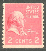 912 USA 1939 John Adams MNH ** Neuf SC (USA-359) - Oblitérés