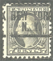 912 USA 1913 3c Washington Violet (USA-344) - Gebruikt