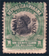 912 USA Canal Zone Panama 1909 Nunez De Balboa MH * Neuf Original Gum (USA-175) - Kanalzone