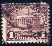 912 USA 1923 Lincoln Memorial $1 Violet (USA-79) - Gebraucht