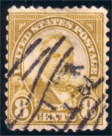 912 USA 1923 Grant 8c Olive (USA-68) - Gebraucht