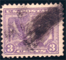 912 USA 1919 Victory Flag Victoire Drapeau 3c Violet (USA-59) - Used Stamps