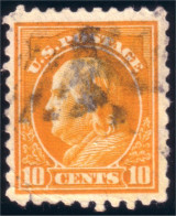 912 USA 1916 George Washington 10c Orange (USA-49) - Gebraucht