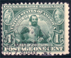 912 USA 1907 Captain John Smith Jamestown (USA-19) - Usati