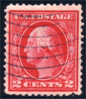 912 USA 1910 George Washington 2c Red Rouge (USA-9) - Gebraucht