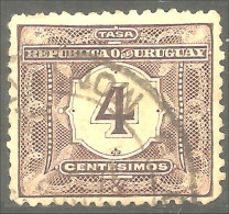 906 Uruguay 1902 Taxe Postage Due (URU-104) - Uruguay