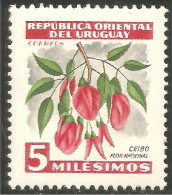 906 Uruguay Fleur Ceibo Flower Blume MNH ** Neuf SC (URU-83a) - Uruguay