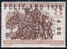 906 Uruguay Don Quichotte Quixote Moulin Windmill MNH ** Neuf SC (URU-50c) - Molinos