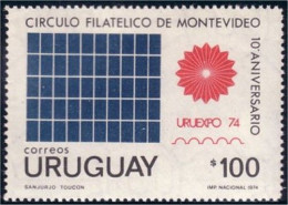 906 Uruguay URUEXPO 74 MNH ** Neuf SC (URU-36) - Philatelic Exhibitions