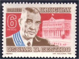 906 Uruguay President Oscar Gestido MNH ** Neuf SC (URU-28b) - Otros & Sin Clasificación