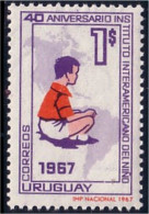 906 Uruguay Enfant Carte Child Map MNH ** Neuf SC (URU-21) - Sonstige & Ohne Zuordnung