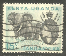 898 Uganda Elephant Elefante Norsu Elefant Olifant (UGA-81a) - Uganda (1962-...)