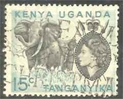 898 Uganda Elephant Elefante Norsu Elefant Olifant (UGA-81b) - Elefantes