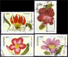 898 Uganda Fleurs Flowers (UGA-26) - Autres & Non Classés