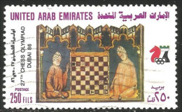 894 United Arab Emirates Chess Echecs Tapestry Tapisserie Schach Sacchi (UAE-50) - Chess